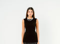 Polka dots dress sleeveless
