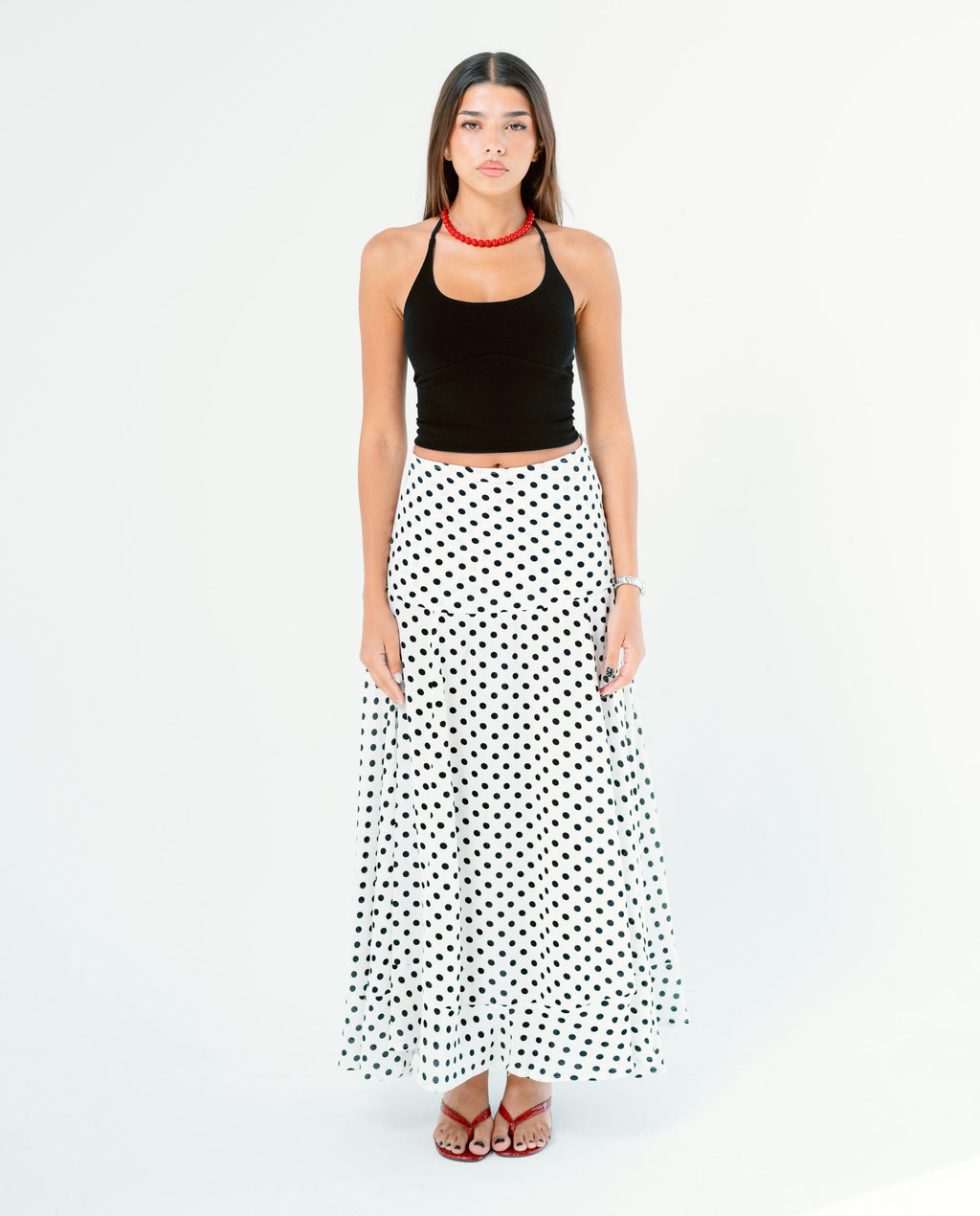Polka dots skirt