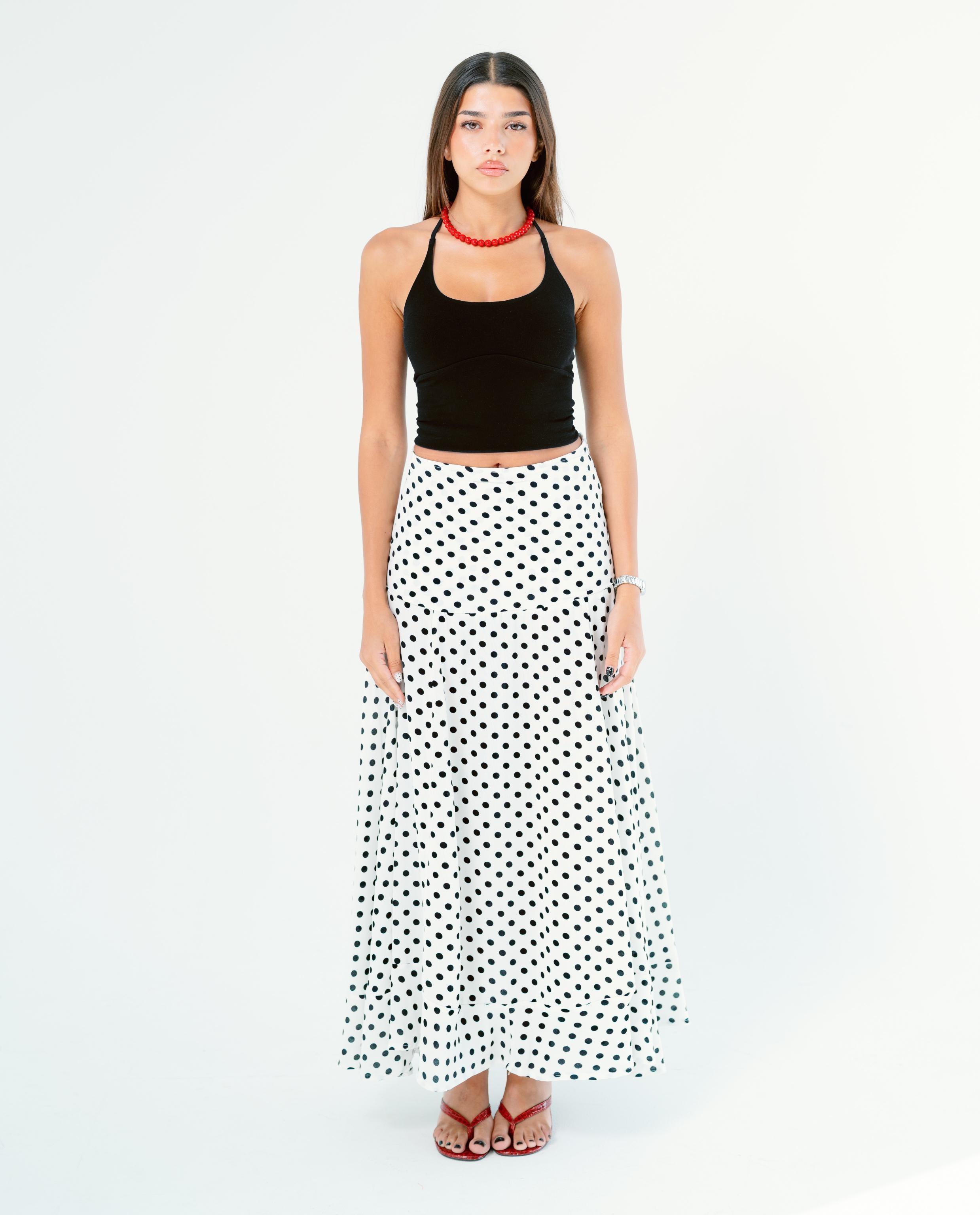 Polka dots skirt