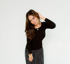 Polka dots dress full sleeve