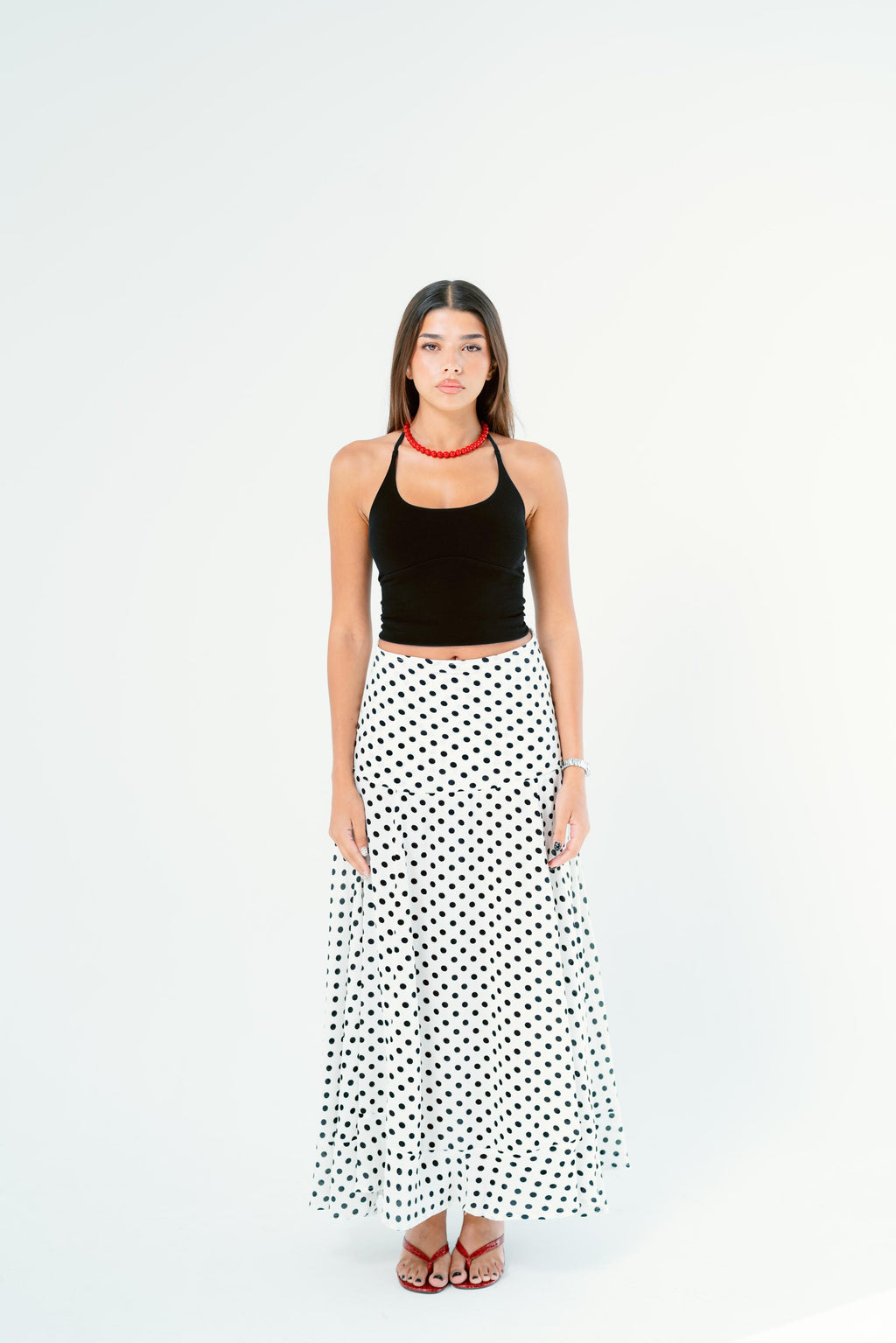 Polka dots skirt