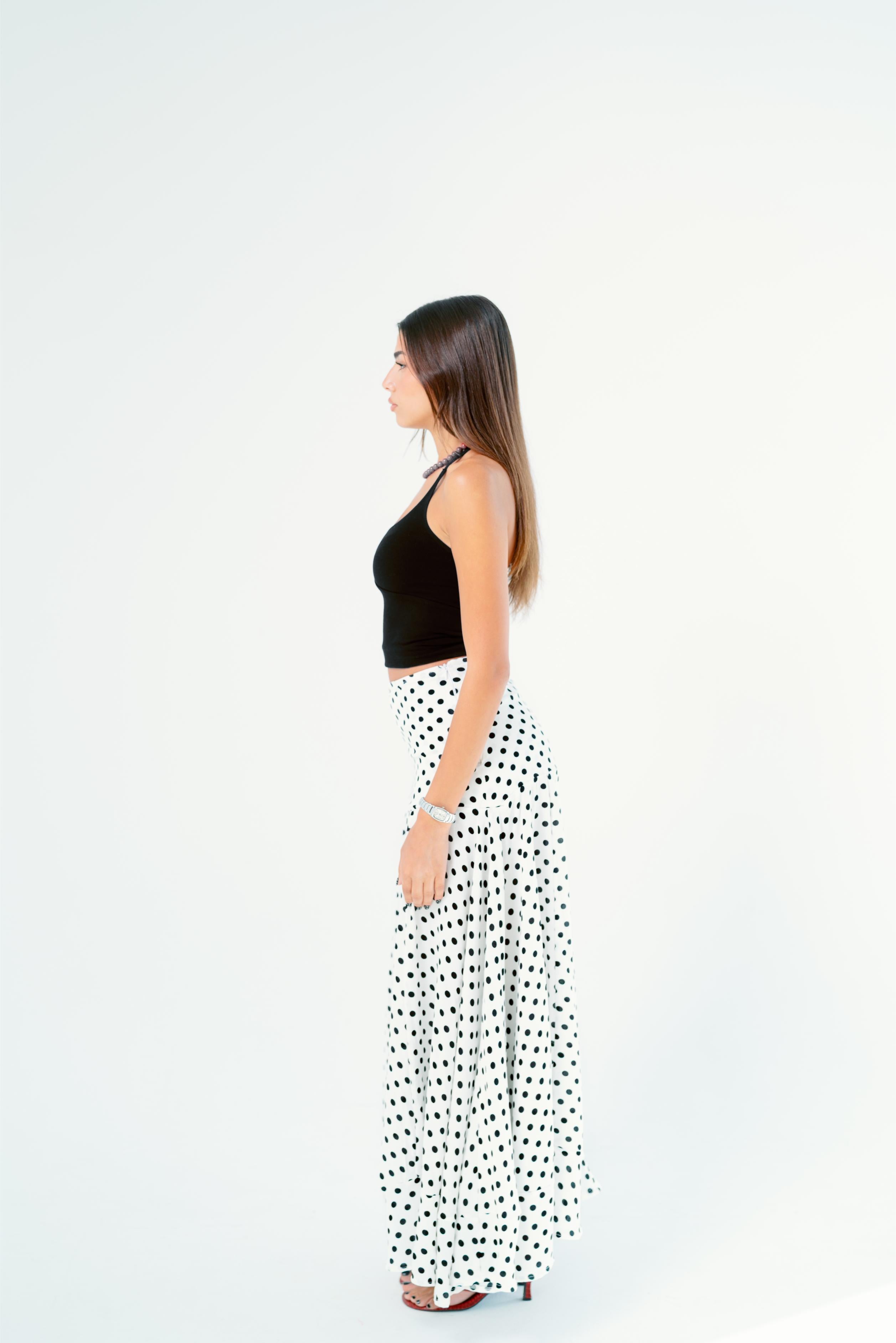Polka dots skirt