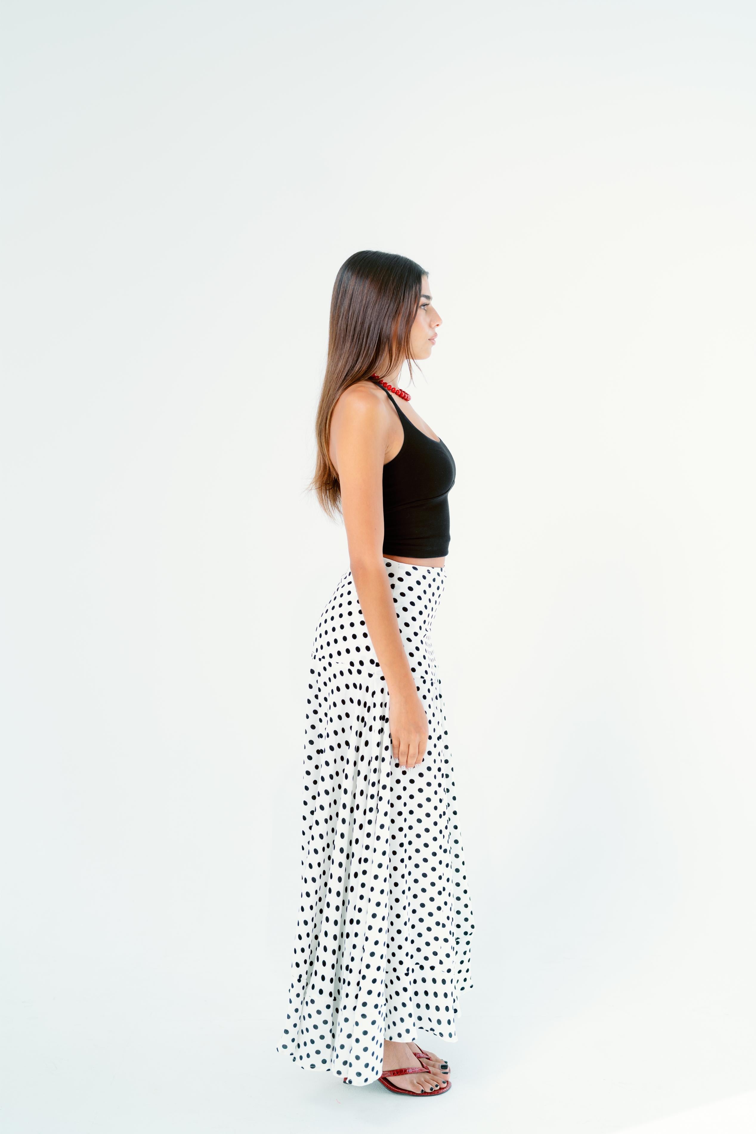 Polka dots skirt