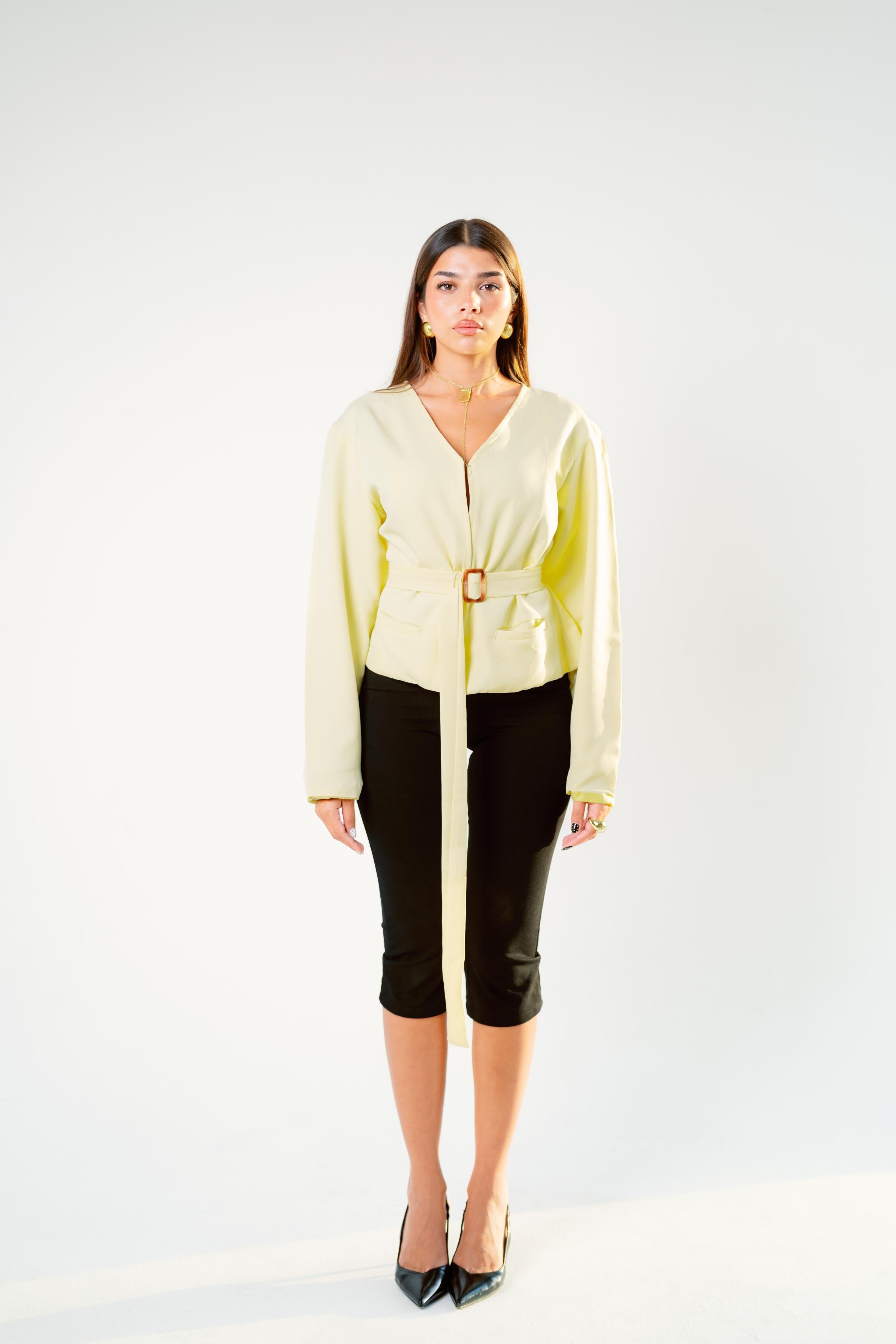 Butter Yellow blazer