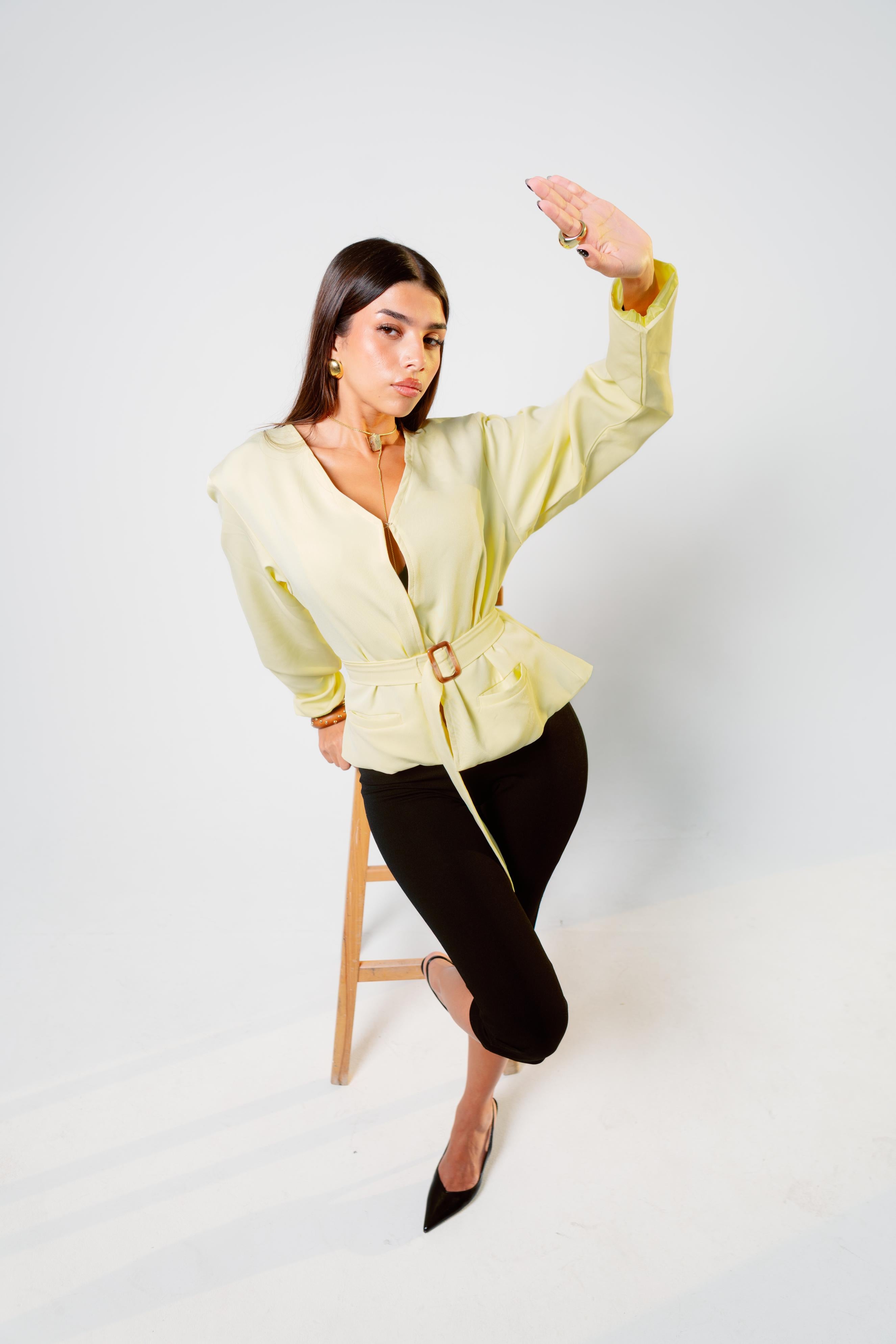 Butter Yellow blazer