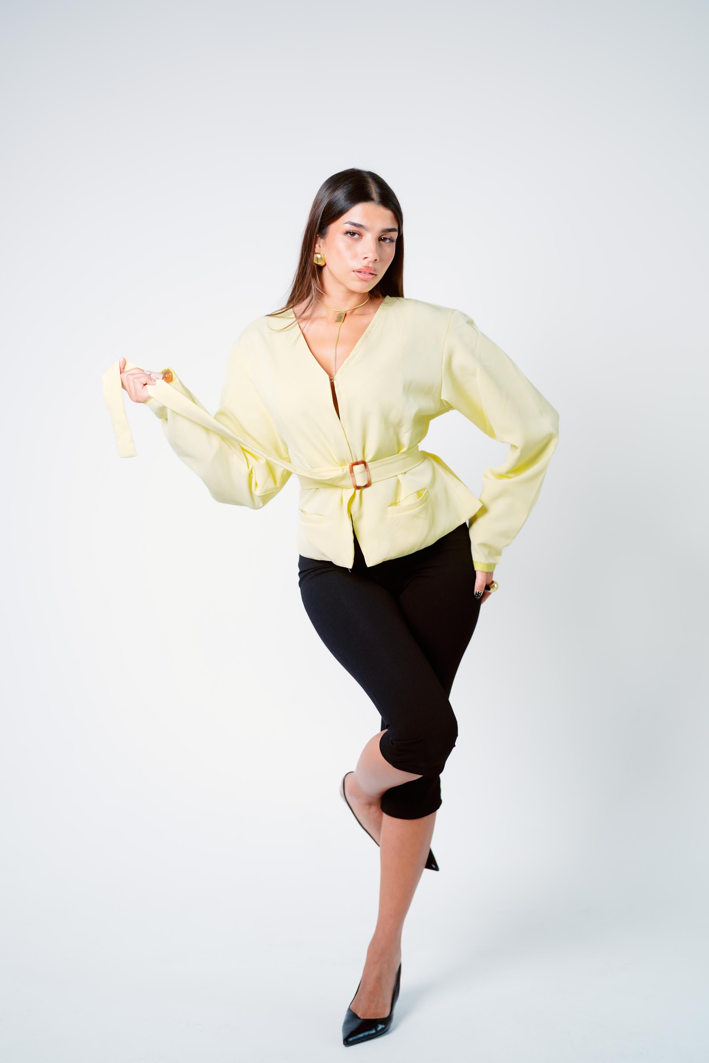 Butter Yellow blazer