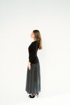 Polka dots dress full sleeve